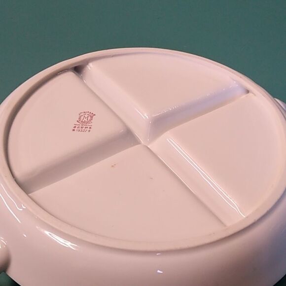 Vintage Noritake Azalea 4-part Relish Dish Hand Painted Made in Japan 19323 - Picture 5 of 8